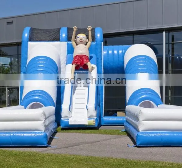 Color Customized Inflatable Water or Dry Slide / Special Design Inflatable Slide for Summer photo-4
