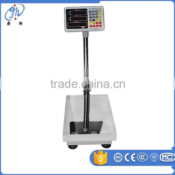 All Stainless Steel Waterproof Weighing Platform Scale 40*50cm Pan Size photo-2