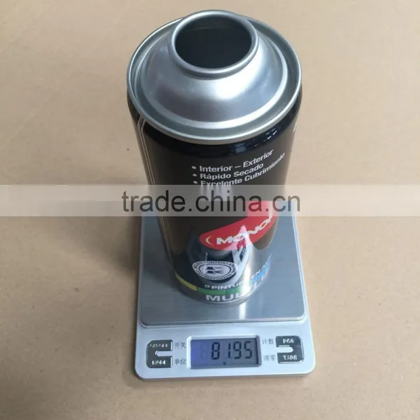 Colorful Tinplate Aerosol Can for Painting CMYK 4 Color Printing photo-3