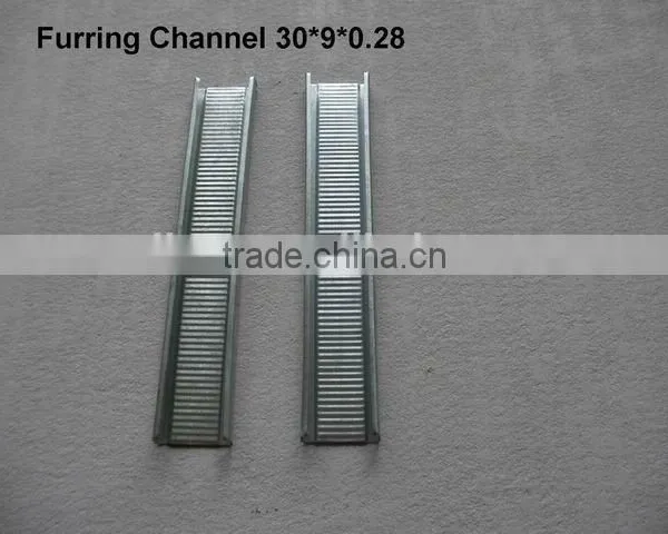 Suspension Ceiling Systems /Malaysia Standard Metal Profiles / Furring Channel 30*9 34*11 Made in China . photo-2