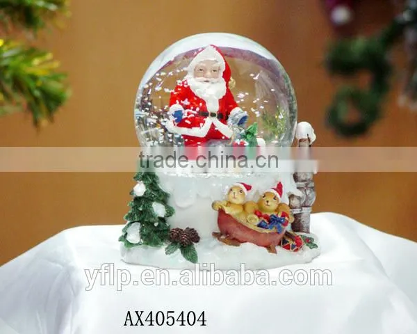Resin Santa Claus for Crystal Ball Christmas Ornaments,traditional Santa Claus Crafts photo-5