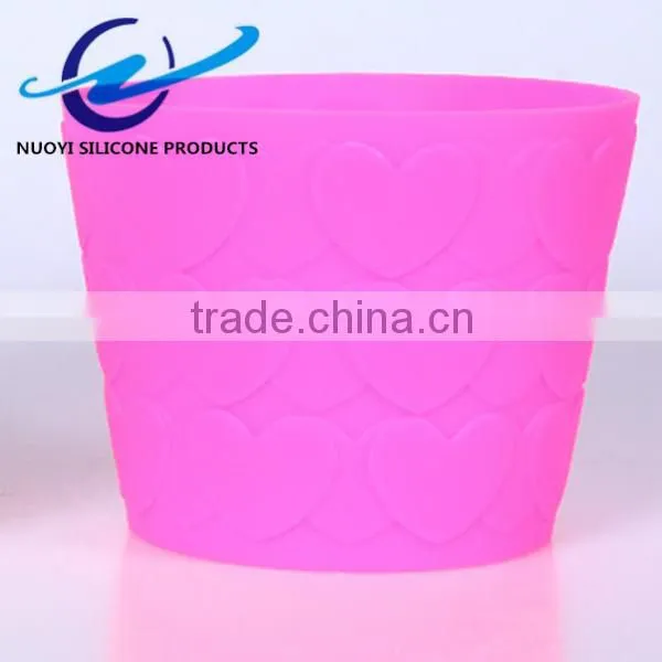 Trapezoidal Thickened Short Silicone Cup Sleeve photo-4