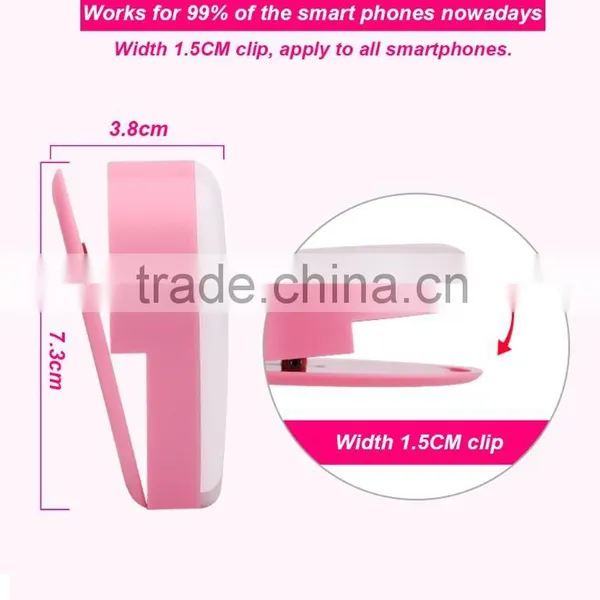 Selfie Ring Light LED Fill Light 3W Cellphone Photo Spot Light 23 LED Charging Portable Selfie Flashlight With Makeup Mirror photo-5