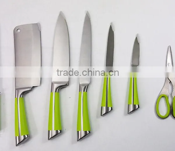5 Pcs Colorful Kitchen Knife Set With Acrylic Rack photo-3