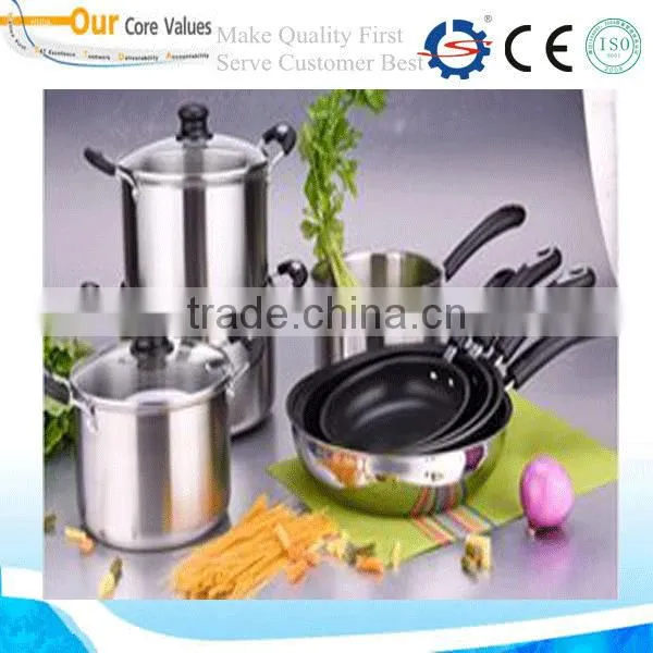 Cook Pot With Glass Lid Induction Bottom Nonstick Cookware photo-3