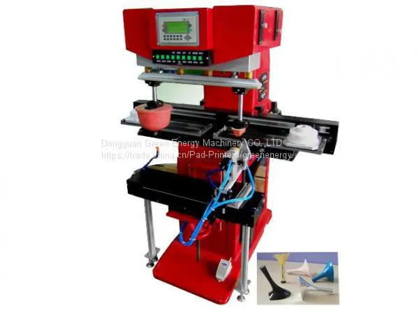 Two Color Shoe Heel Pad Printing Machine
