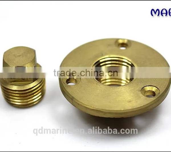 Boat Brass Garboard Drain Plug With O-Ring photo-2