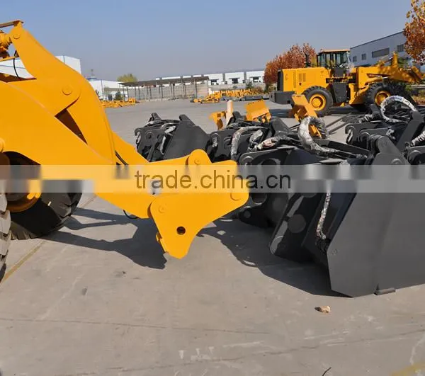 China 6 Tons Wheel Loader With 4 In 1 Bucket photo-3
