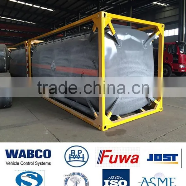 20ft Iso Container Tank for Chemical Liquid, 40 ft Chemical Iso Container Tank for Sulfuric Acid Hydrochloric Acid photo-3