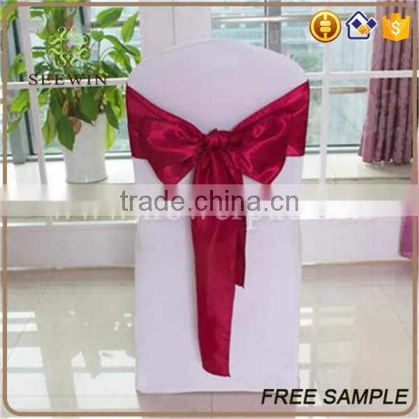 Cheap Satin Chair Sashes for Wedding Deco photo-4
