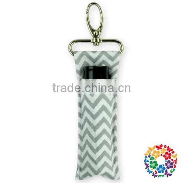 Chic Chapstick Custom Cotton Custom Made Keychains Cotton Fabric Keychain photo-2