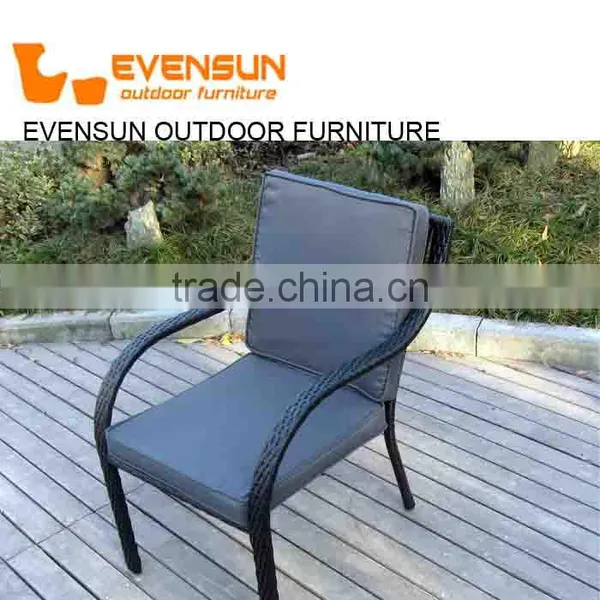 Wholesale China Manufacture Outdoor Patio Wicker Dining Sets Cheap Wicker Outdoor Rattan Side Chair photo-3