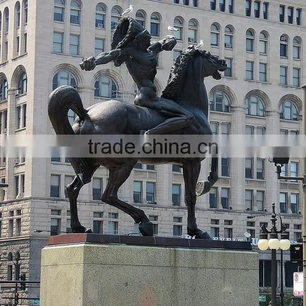 Antique Bronze Indian Horse Statue/Indian Horse Sculpture/bronze Indian Horse photo-2