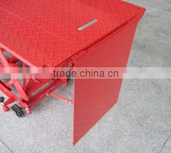 Air/Hydraulic 1000lbs Motorcycle Lift Table For Repairing photo-3