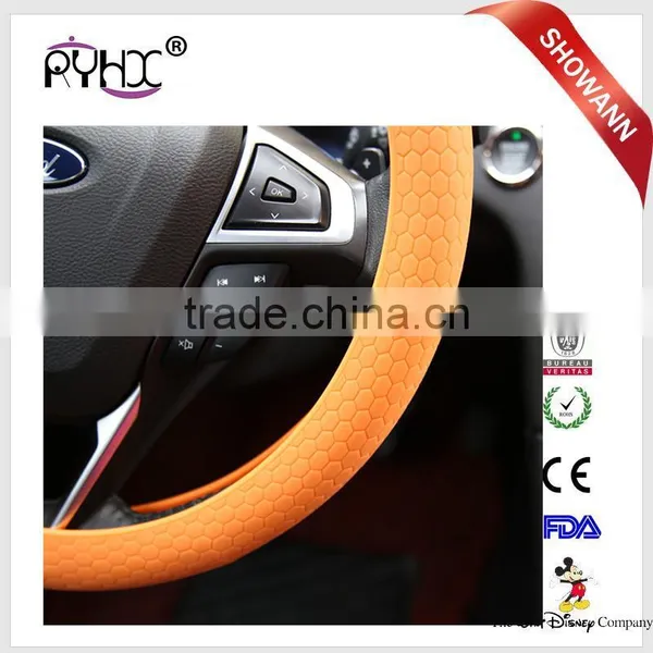 Best Popular Custom Durable Car Silicone Steering Wheel Cover photo-4