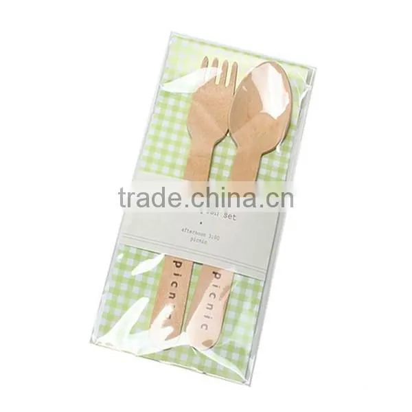 Factory Natural Deaign Bamboo Chinese Disposable Tableware Set photo-2