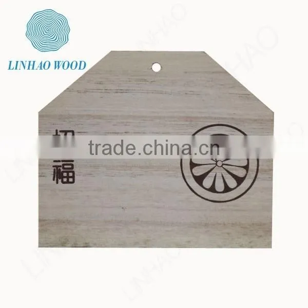 Flower Design Wooden Greeting Card photo-2