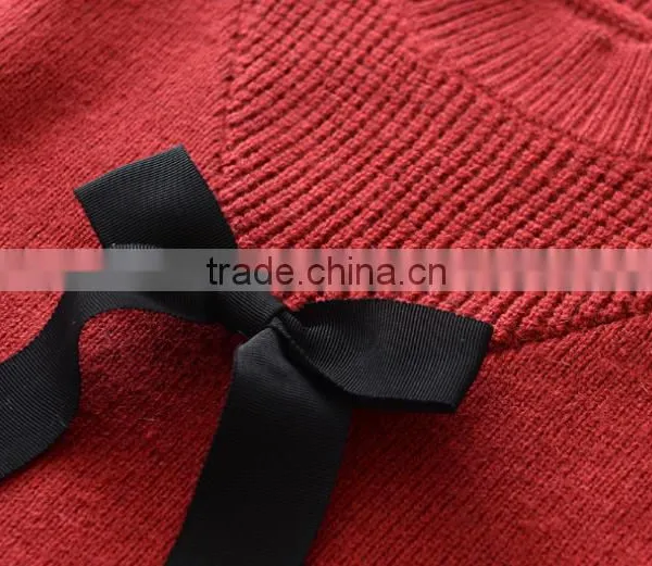 New Model Batwing Sleeve Hand Knit Childrens Baby Girls Sweater Outwear photo-4