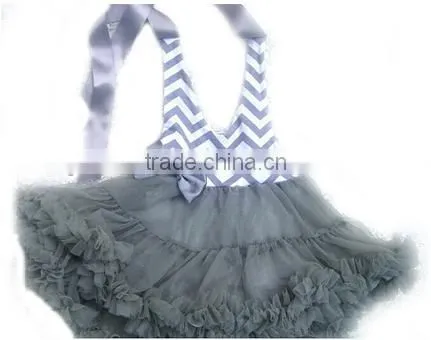 Toddler Babies Fluffy Red Chiffon Tulle Pettiskirts Backless Girls Tutu Dresses photo-2