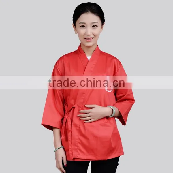Custom New Design Solid Color Catering Uniforms,hotel Receptionist Uniforms Wholesale photo-3