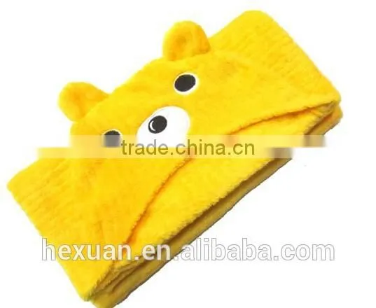 Infant Baby Towel Bath Towel With Hat Baby Hooded Bath Towel photo-4