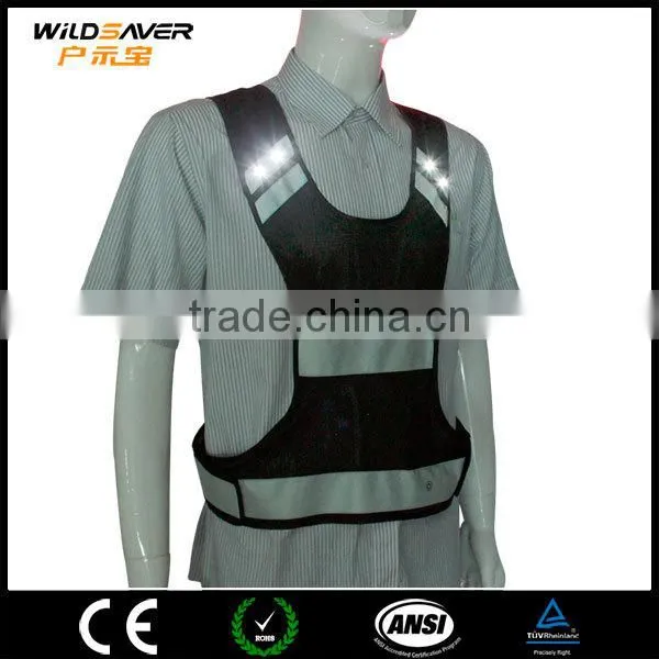 Hi Vis Summer Led Reflective Running Belt and Led Running Vest photo-6