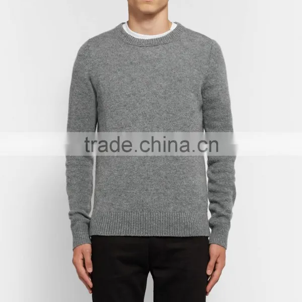 2017 Winter Newly Designed Cashmere Made Men's Shrug Sweater With Crew Neck photo-3