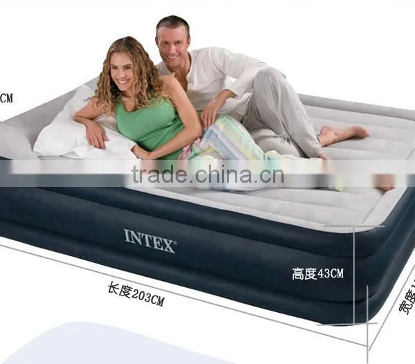 INTEX Built-in Luxurious Pillow Double Air Bed photo-3