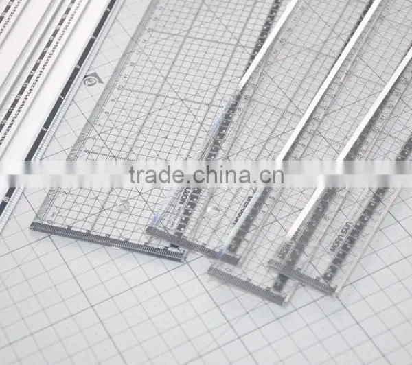 Office School Acrylic Plastic Straight Ruler With Customized Colors photo-2