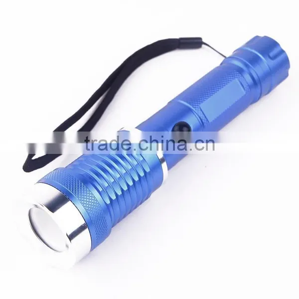 Aluminum Alloy 1W IP33 Extend-retract High Quality Powerful Flashlight photo-2