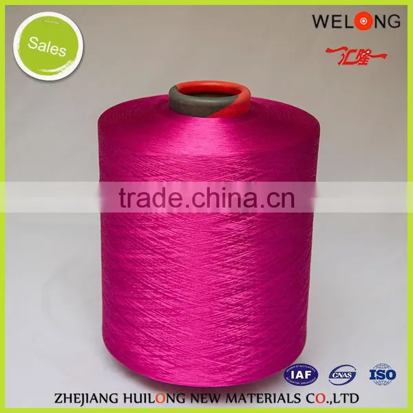 Dope Dyed Polyester Dty Yarn for Men Clothing photo-6