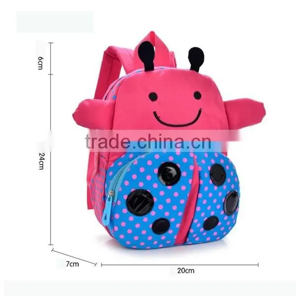 Cartoon Ladybird Kindergarten Kids School Backpacks photo-2