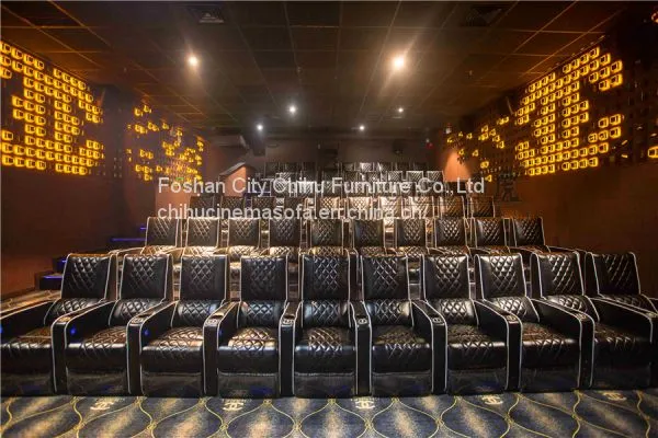 Theater Furniture High End Leather Vip Cinema Sofa,cinema Seats,cinema Chairs photo-4