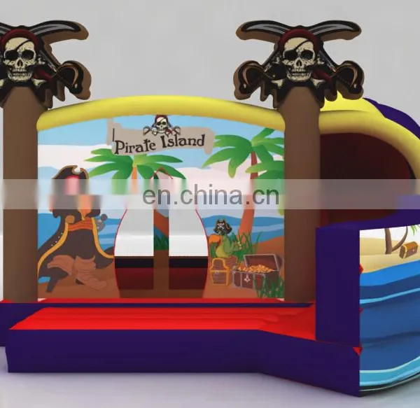 2017 New Design Pirate Inflatable Bounce House Combo, Hot Sale Inflatable Pirate Ship photo-2