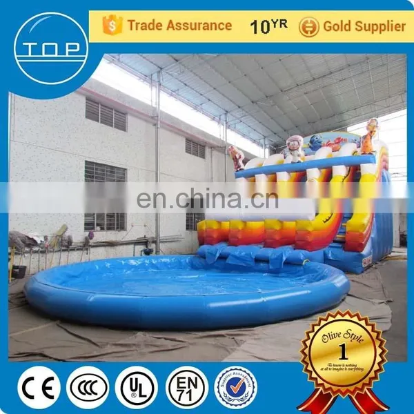 Golden Supplier Amusement Park Bounce House Giant Inflatable Slide With EN14960 photo-3