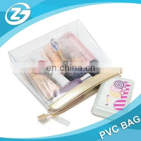 Multicolor Light High Quality Girl Woman Zipper Top PVC Cosmetic Bag photo-6