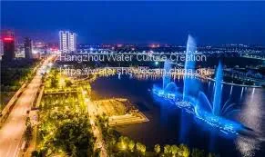 Мюзыкальный фонтан с шоу танцующей воды на открытом воздухе