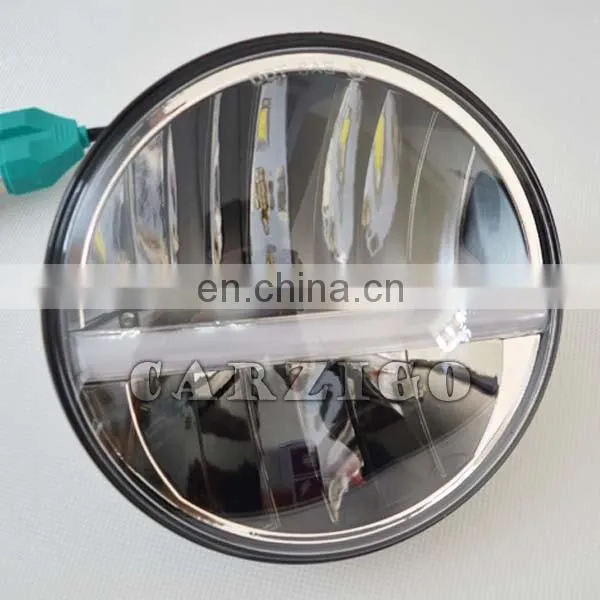 DOT SAE E-mark Certificated Clearance Lens 6000K 7 Inch 20w Led Headlight 7" Round E9 Auto Lamp