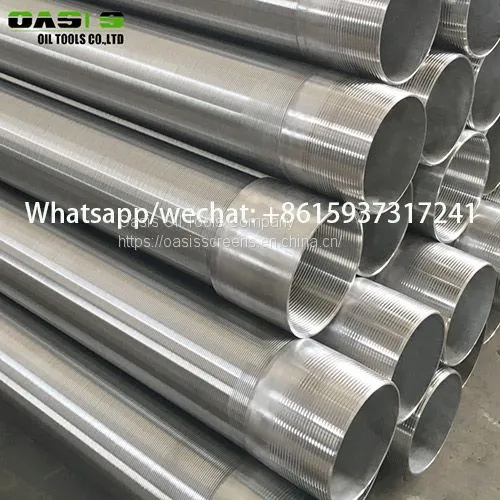 Water Well Stainless Steel v Wire Wrapped Screen Pipe/rod Base Well Screens photo-3