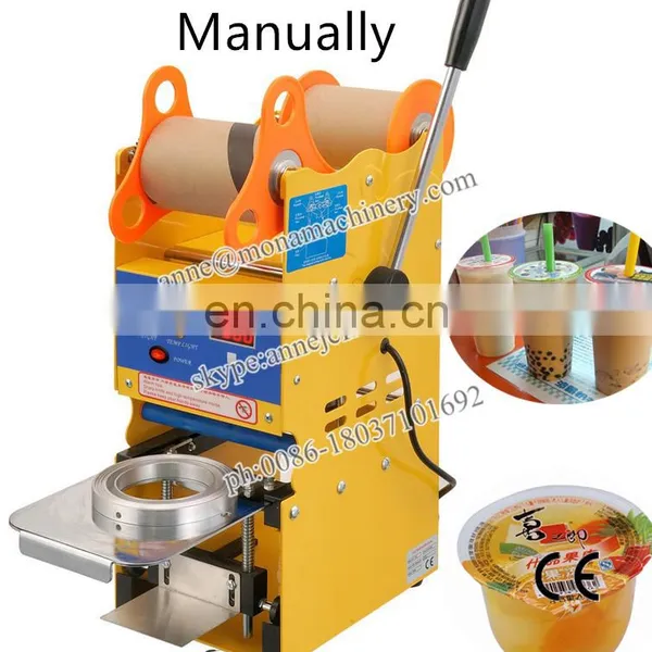 High Quality Automatic Induction Plastic Heat Cup Sealing Machine photo-3