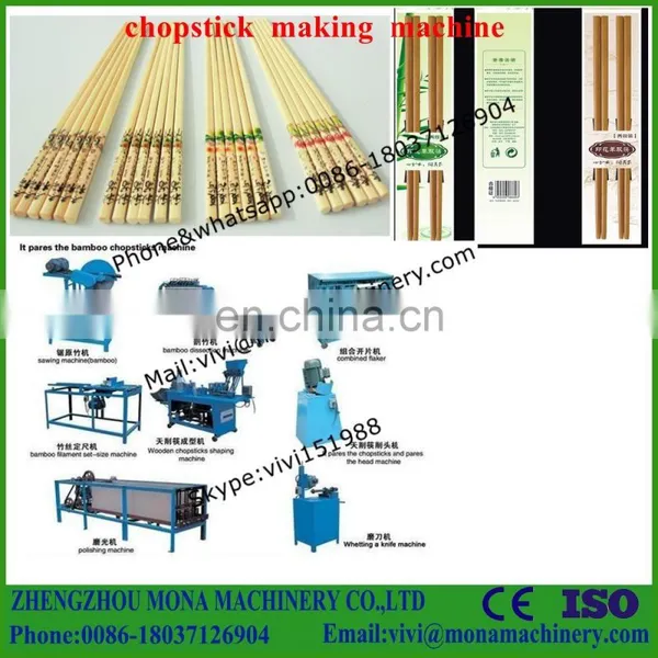 High Efficiency Automatic Wooden Bamboo Chopstick Making Machine photo-3