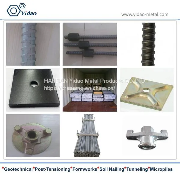 15/16mm Tie Rod for Formwork System Tie Back Post Tensioning Bar photo-3