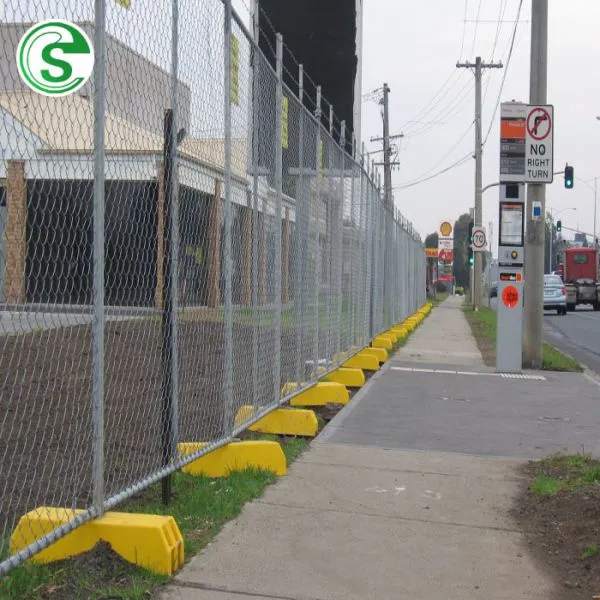 Warehouse Chain Link Fencing Cheap Temporary Fence Panel for Sale photo-2