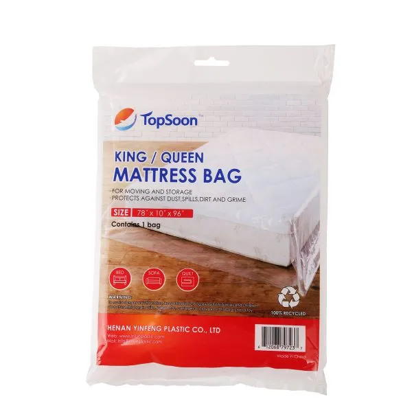 King Queen Size Mattress Bag Cover for Moving and Storage