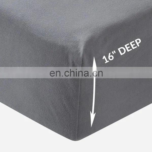 Wholesale Premium Quality Machine Washable Durable Waterproof Lightweight Warm Bed Sheet For Winter photo-5