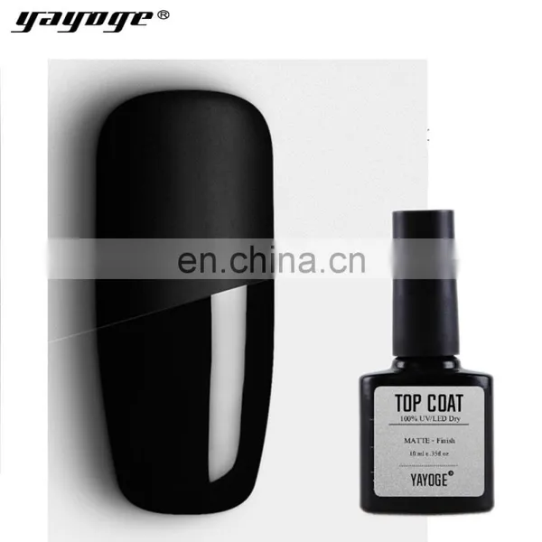YAYOGE 10ml Non Cleansing Top Base Coat Matte Top Bonder UV LED Primer Nail Extension Tools photo-4