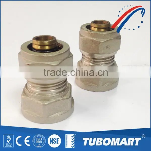 Profession Compression Coupling Demountable Brass Screw Fittings for PAP Pipes photo-6