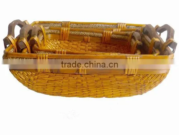 2013 New Style Wholesale Various Shaped Reed Storage Plate photo-2