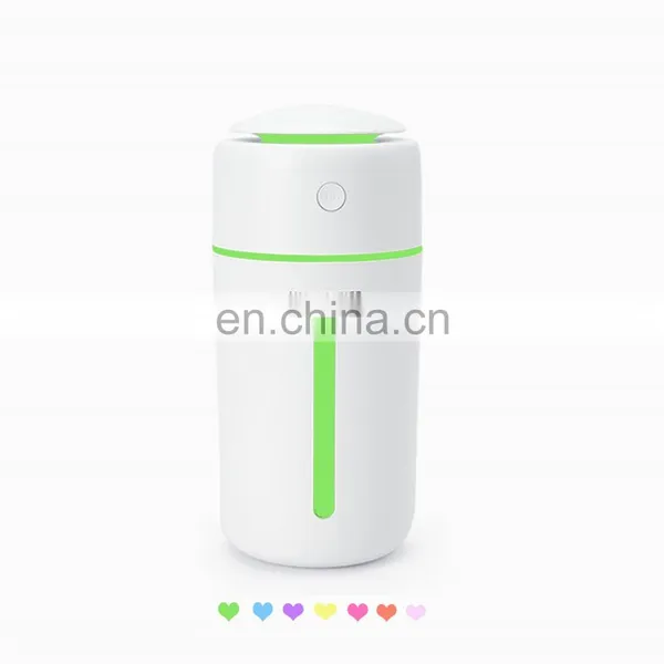 Portable Car Huminifier USB Mini Humidifier 350Ml Cool Mist Personal Humidifier as Christmas Gift