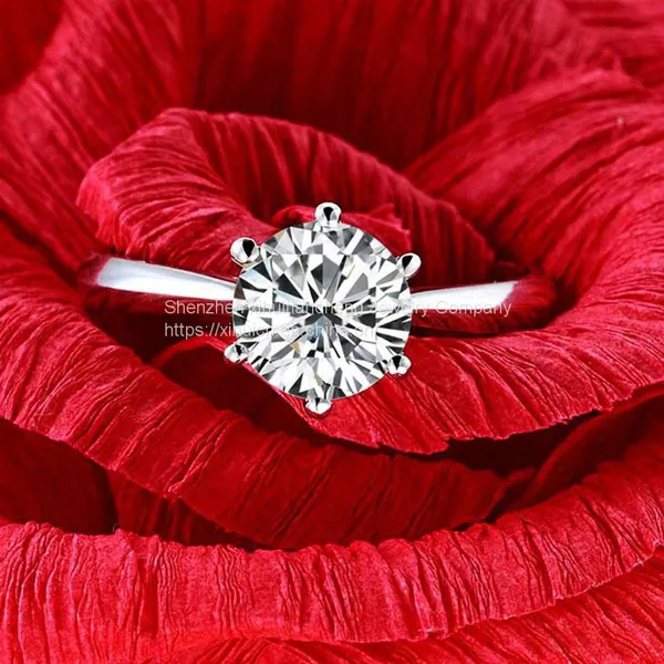 Loose Gemstone 2.0ct Diamond White D Color VVS1 Excellent Cut 3EX Round Brilliant Moissanite With Certificate photo-5